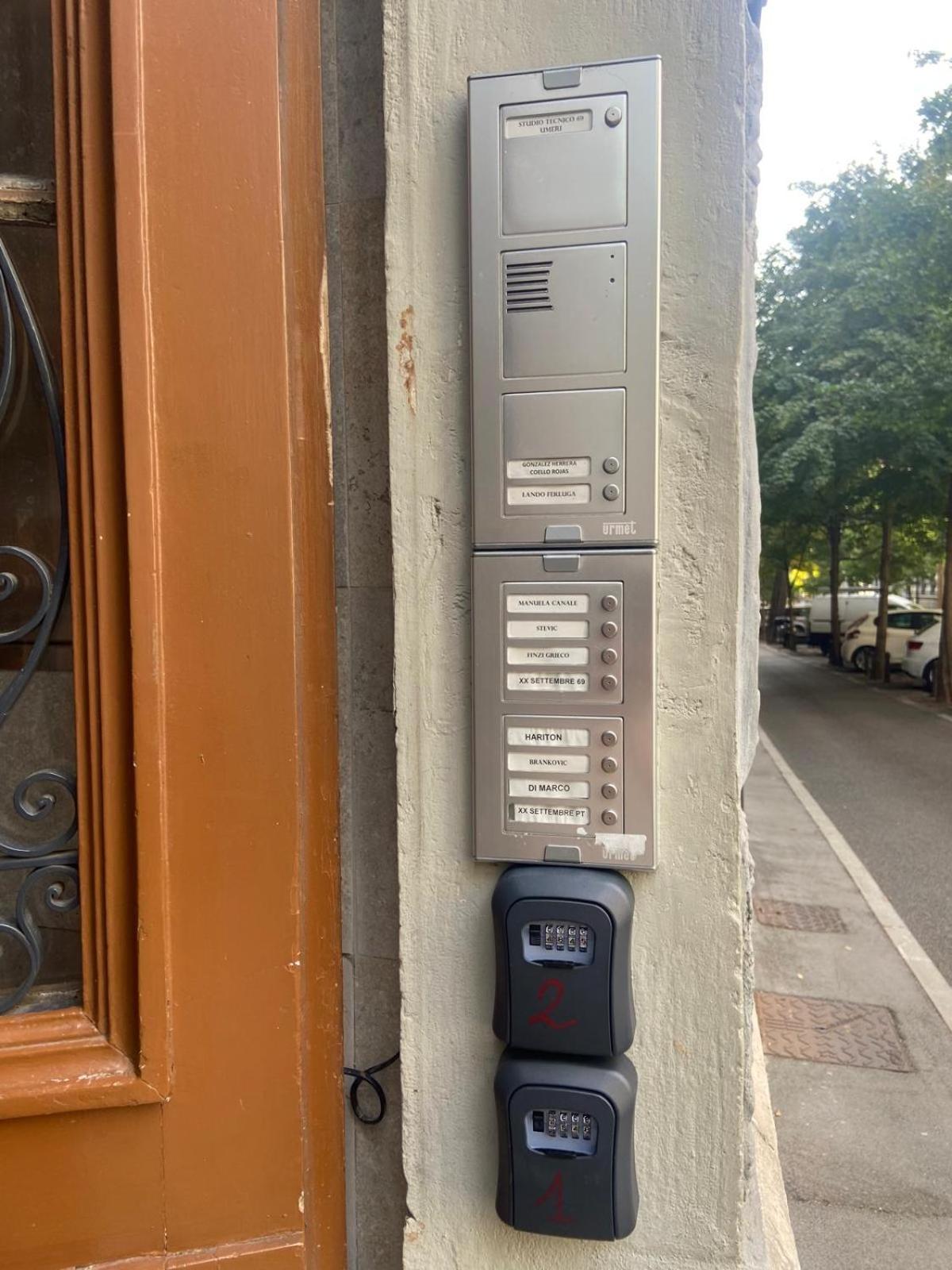 XX Settembre Leilighet Trieste Eksteriør bilde